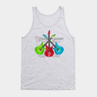 Worship Guitarist - Play it Loud Tank Top